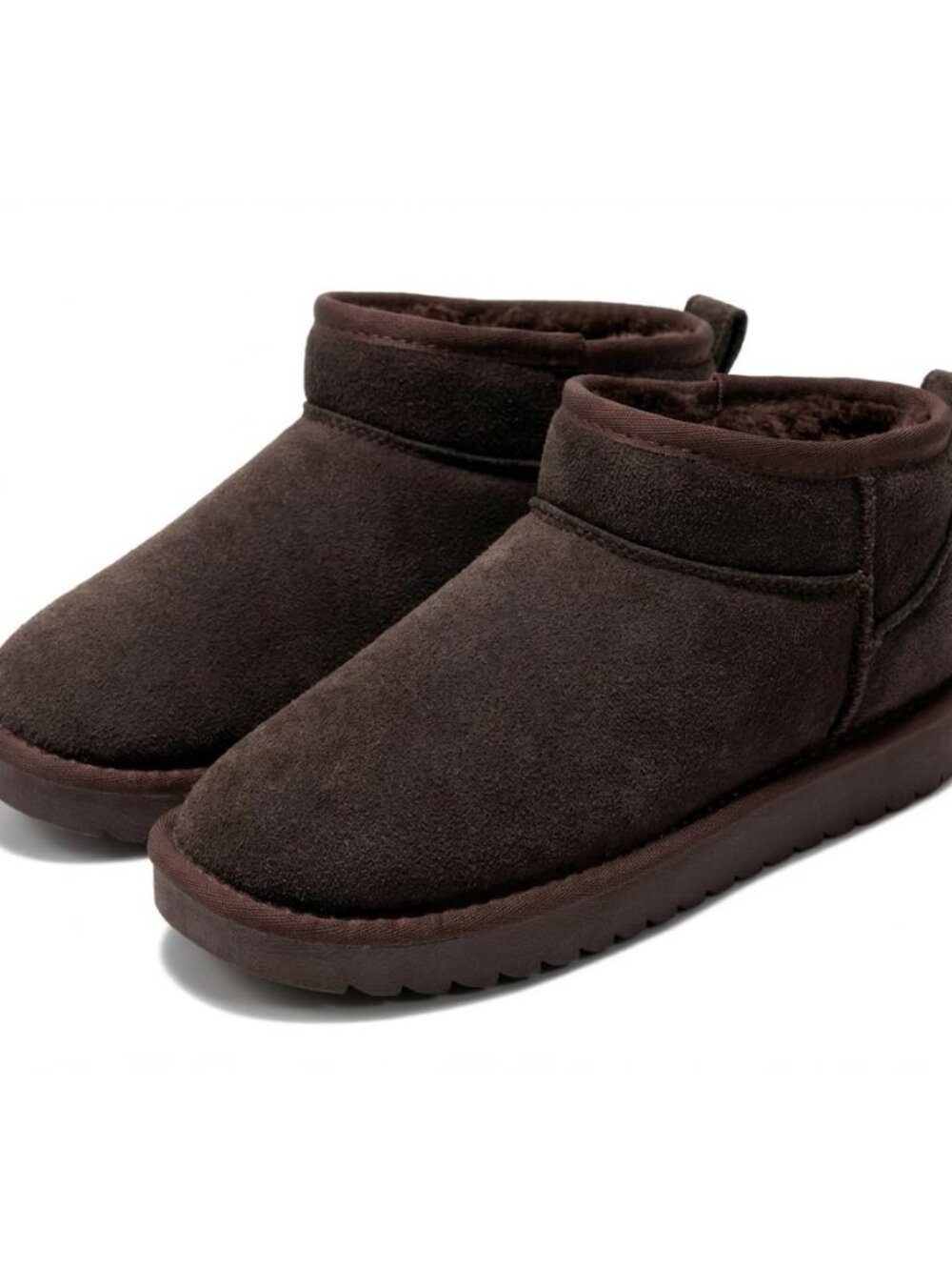 100% Genuine Leather Womens Boots Fur-Lined Booties Ankle Boots for Women